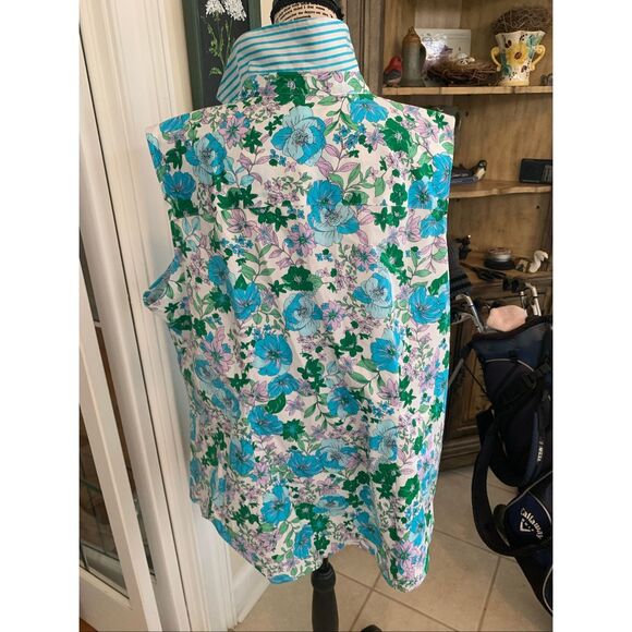 Talbots SLEEVELESS NON-IRON BUTTON DOWN -NWOT - Picture 9 of 11